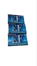 Sony EF 90 Type I Normal Position Sealed Blank Cassette Tapes - $17.81