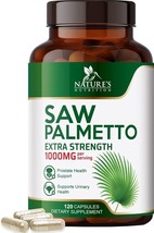 Saw Palmetto 1000mg - Premium Prostate Health Support Supplement for Men - £9.14 GBP+
