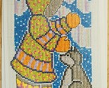NEW Cross Stitch Pattern One World Greeting Card Snow Friends Yupik Husk... - $9.89