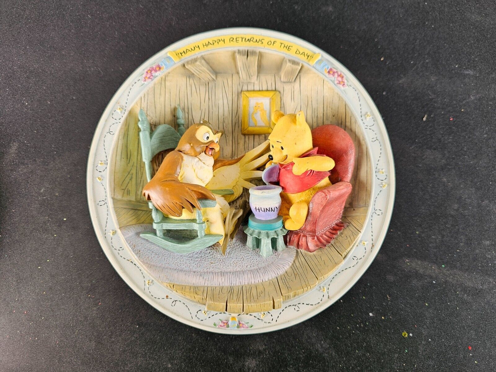 Disney Bradford Exchange Winnie The Pooh Many Happy Returns Of The Day 3... - $9.85