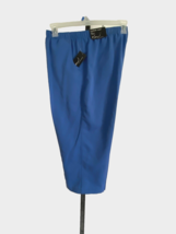 Kim Rogers SZ 14  Microfiber Stretch Waist Capris with Pockets Blue  msrp $44 - £12.54 GBP