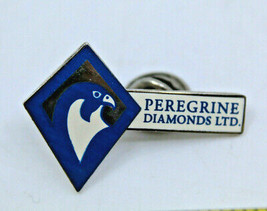 Peregrine Diamonds LTD. Mining Vancouver Logo Collectible Pin Pinback Bu... - $15.29