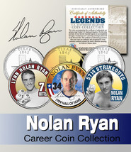 Baseball Legend  NOLAN RYAN US Statehood Quarter Colorized 3-Coin Set *L... - £7.53 GBP