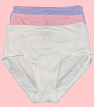 Fruit of the Loom Brief Panties Women 8 PolySpandex 6 Pairs Pink Purple ... - $11.88