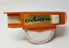 Dymo 1780 Label Maker Vintage Orange Tape Not Included 3/8 1/4 - $17.05