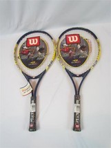 New Lot of 2 Wilson US Open Light Weight Titanium 25&quot; Tennis Racquet - £29.89 GBP