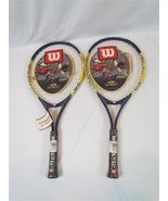 New Lot of 2 Wilson US Open Light Weight Titanium 25&quot; Tennis Racquet - £30.36 GBP