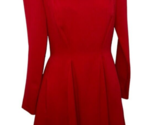 BGL Fashion Group Women&#39;s Red Dress Cut Out Neckline Long Sleeve size 4 NWT - $94.00