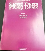 Schirmer&#39;s Favorite Sacred Duets Vocal Duets Vocal Ensemble  - £14.89 GBP