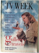 TV WEEK ~ Ted Danson, Gulliver&#39;s Travels, Boston Globe, *Rare*, 1996 ~ MAGAZINE - £7.82 GBP