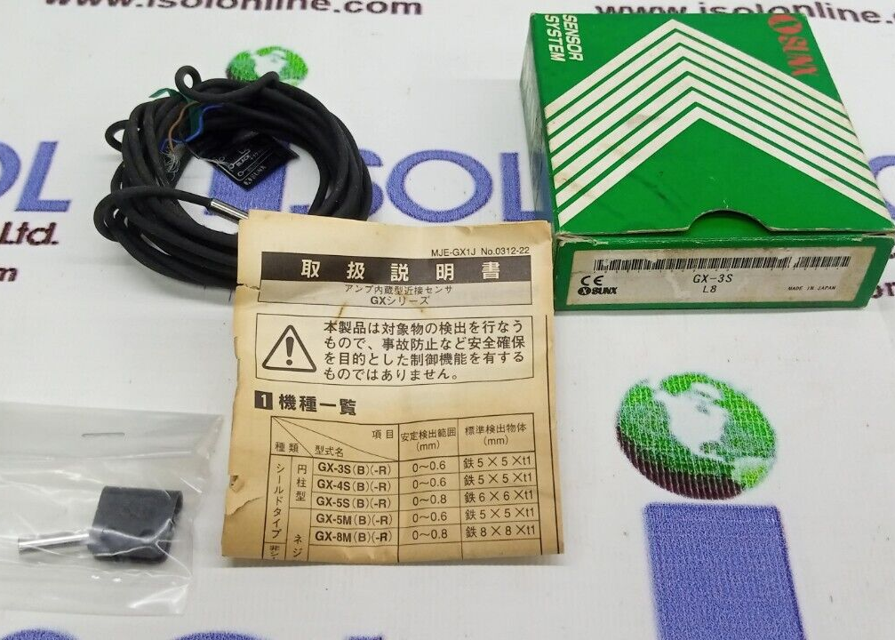 XSUNX GX-3S L8 Cylindrical Compact Inductive Proximity Sensor GX-Series ... - $97.90