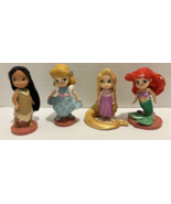 Disney Animators Pocahontas Mermaid Rapunzel Figures Cake Topper 3 inch ... - $9.85