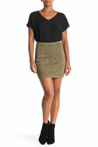 FREE PEOPLE Womens Skirt Modern Femme Novelty Army Green Size US 4 OB831804 - £32.90 GBP