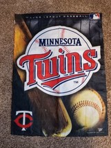 Minnesota Twins 47x37&quot; Flag Genuine Merch Major League Baseball WinCraft... - £18.59 GBP