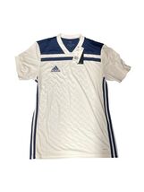 adidas Men Regista 18 Soccer Jerseys CE8972 White/Dark Blue Size Small - $24.75