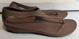 Crocs Women&#39;s Serena Sexi Flip Flop Sandal Size 9 Thong T-Strap  - £32.14 GBP