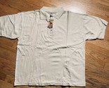 New With Tags Men’s Polo Shirt Size Medium Solid Beige Bito Short Sleeve - $9.89