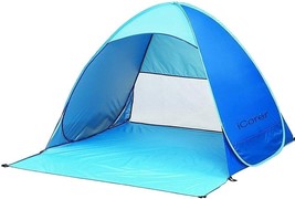 Automatic Pop-Up Instant Portable Outdoors Quick Cabana Beach Tent Sun Shelter - £37.56 GBP