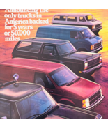 1984 Dodge Pickup Trucks &amp; Vans Advertisement Vintage Automobilia DWU17F - $456.77 MXN