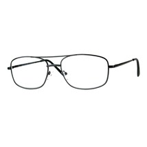 Clear Lens Glasses With Bifocal Reading Lens Metal Rectangular Spring Hinge - £8.72 GBP+
