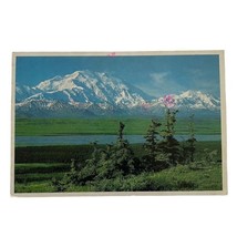 Vintage Postcard Mt McKinley Mountain Scene Alaska Topographical Card u - £6.72 GBP