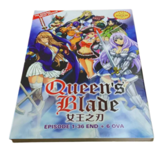 Anime DVD Queen&#39;s Blade Vol .1 -36 + OVA Complete TV Series English Dubbed - £34.10 GBP