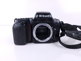 Nikon N50 Film Camera Body w/ Strap, No Battery, Sticky Handle - £31.96 GBP