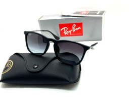 New Ray-Ban Chris Rb 4187 622/8G Matte Black Gradient 54-18-145MM Italy - £115.06 GBP