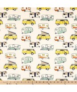 VINTAGE CAMPER LINENS- Table runner, Napkins, or Placemats, Colorful Vin... - €17,37 EUR