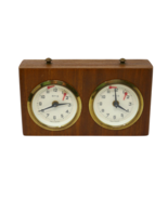 BHB German 1960s Analog Chess Clock Wood Bakelite Chess Timer Made in W ... - €126,12 EUR