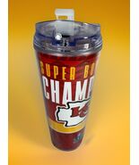 NFL Kansas City Chiefs 2023 Super Bowl Champions 24oz Acrylic Tumbler wi... - $28.66
