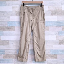 The North Face Horizon Tempest Pant Beige Ripstop Nylon Hiking Womens 6 ... - $39.59