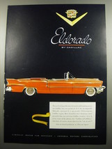 1955 Cadillac Eldorado Convertible Advertisement - £14.62 GBP