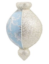 December Diamonds 08-08543 Sleigh Ride 12&quot; Blue Ice Balloon Shape Ornament - £14.37 GBP