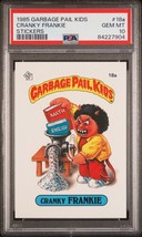 1985 Topps OS1 Garbage Pail Kids Series 1 Cranky Frankie 18a Matte Card Psa 10 - £615.18 GBP