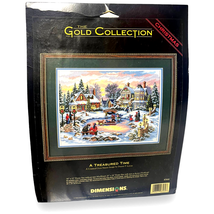 Dimensions Gold Collection  A TREASURED TIME Christmas Counted Cross Stitch Kit - £29.89 GBP