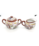 Japanese Vintage 3.5&quot; Tall Sugar Bowl &amp; 2.75&quot; Tall Creamer Set - $294.94 MXN
