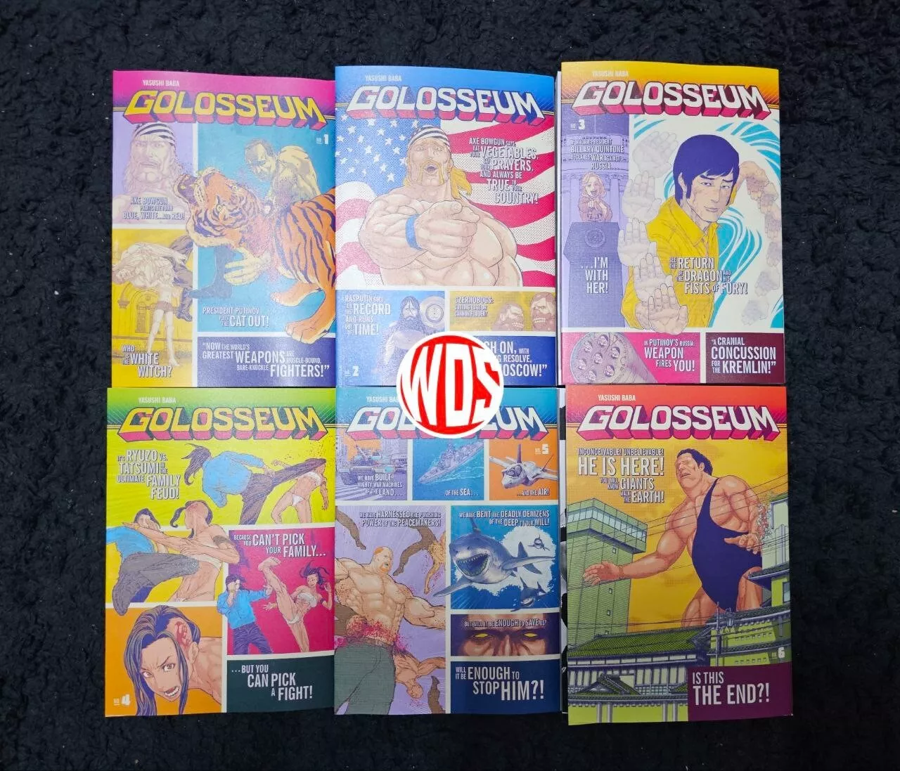 New Golosseum Manga by Yasushi Baba Volume 1-6 English Version Comic (END) - €120,04 EUR