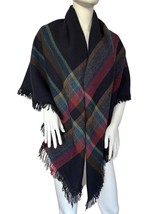 Vintage Burberry Extra Large Wool Scarf Shawl Made In Ireland 53 In - $2,659.10 MXN