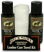 Leather Care Travel Kit boot shoe Bick 1 + Bick 4 + Cleaning Cloth BICKM... - £34.80 GBP