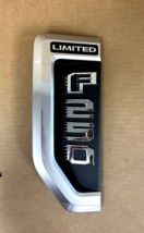 2017-2023 Ford F250 Limited Chrome Fender Emblem Left LH Driver Side OEM - $49.00