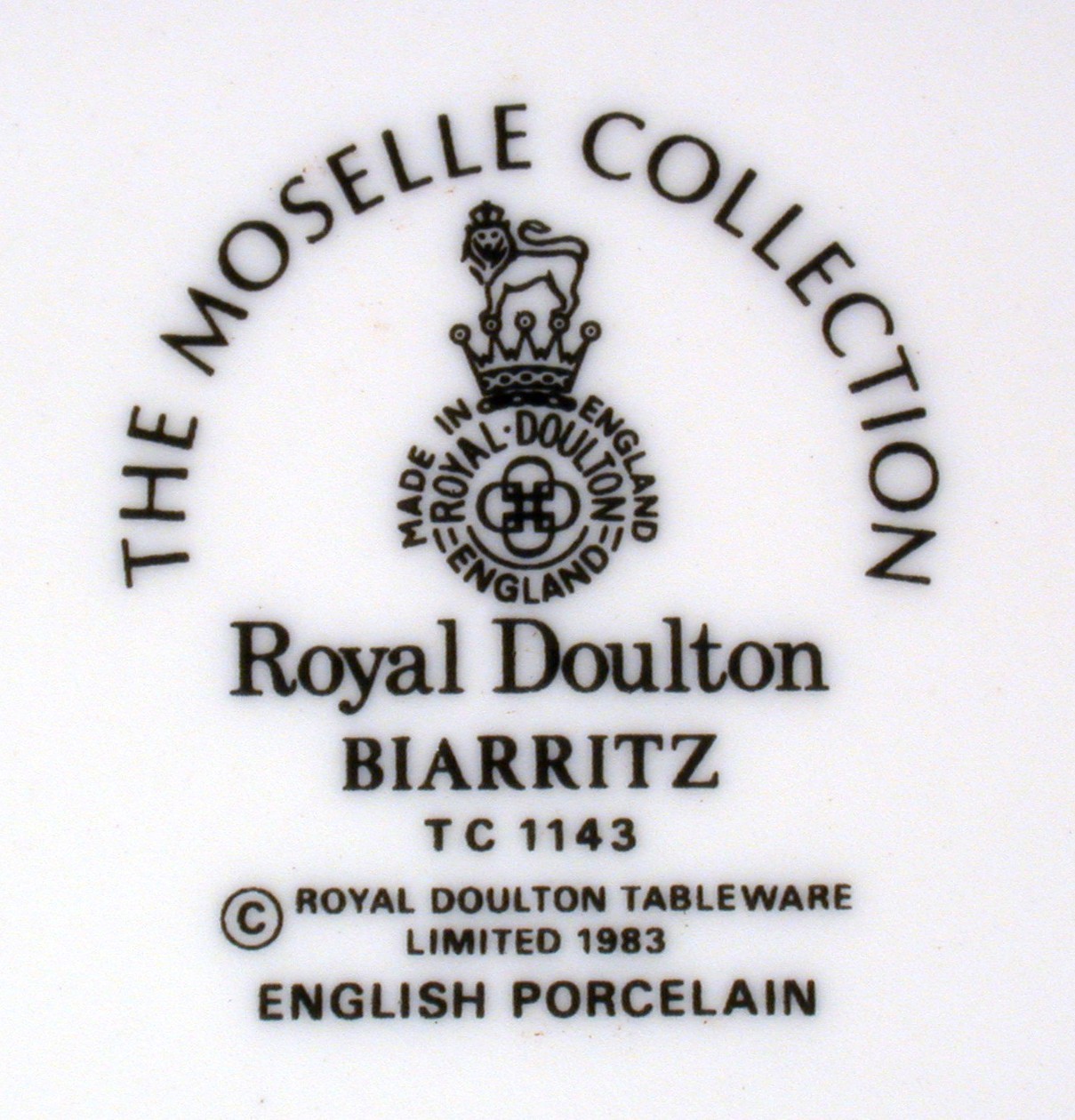 Royal Doulton Biarritz Dinner Plate TC1143 Moselle Collection Item image 3