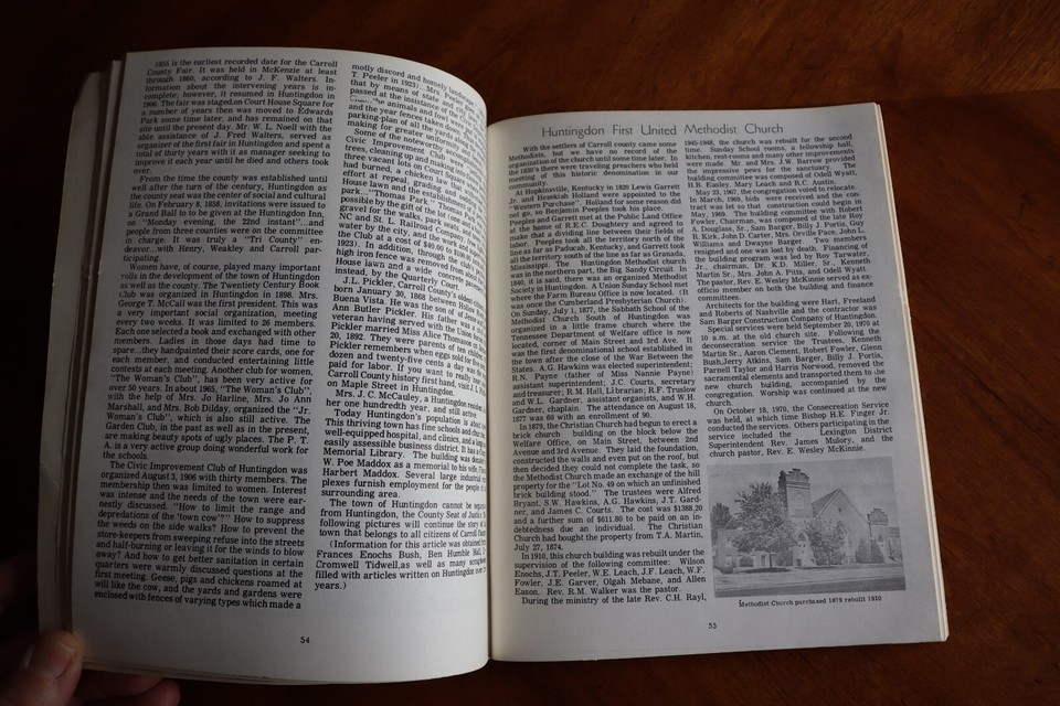 Caroll County Tennessee History 1822 1972 150th Sesquicentennial Booklet Illustr Item image 6