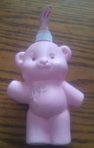 Vintage Avon Pink Bear Soap Dispenser Cute Plastic - $11.99