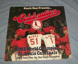 1982 Kmox Celebration World Championship St Louis Cardinals Lp Record Busch Beer - £18.66 GBP