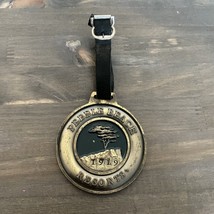 Pebble Beach Golf Bag Tag Spyglass Spanish Bay Del Monte 1919 Metal Medallion - £10.83 GBP