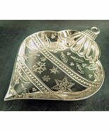 Silver Christmas Ornament Candy Trinket Dish By International Silver Co ... - $12.00