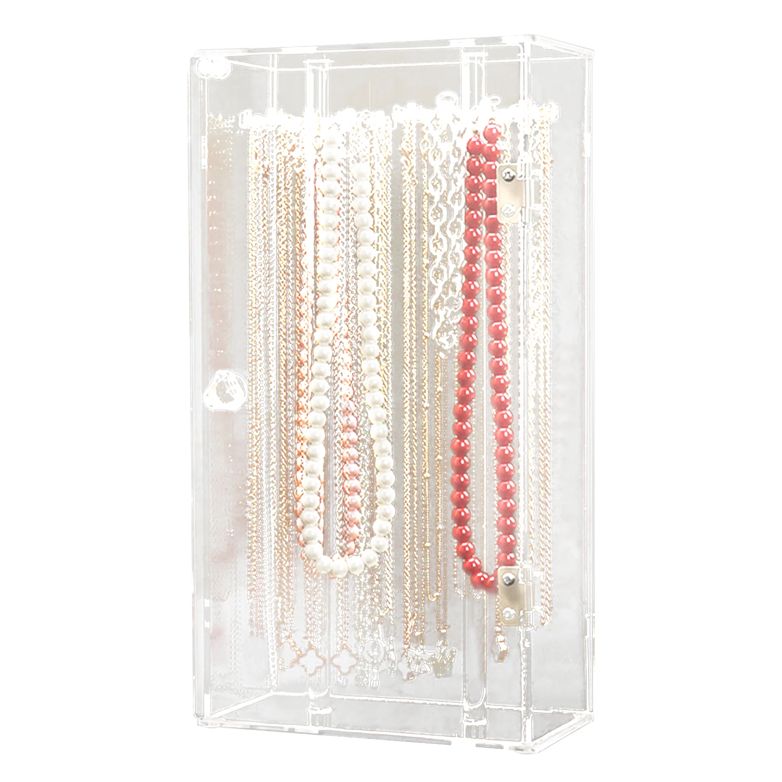 Women Acrylic Free Standing Gift With 24 Hooks Bracelet Storage Space Saving Nec - £41.09 GBP