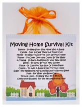 Moving Home Survival Kit -  Fun Novelty Gift / Good Luck / Keepsake / New Home G - £6.57 GBP