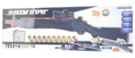 Shadow Sniper M14 HERO Team Battles Shoots Foam Darts &amp; Gel Shots Gun Toy Age 12 - £24.92 GBP